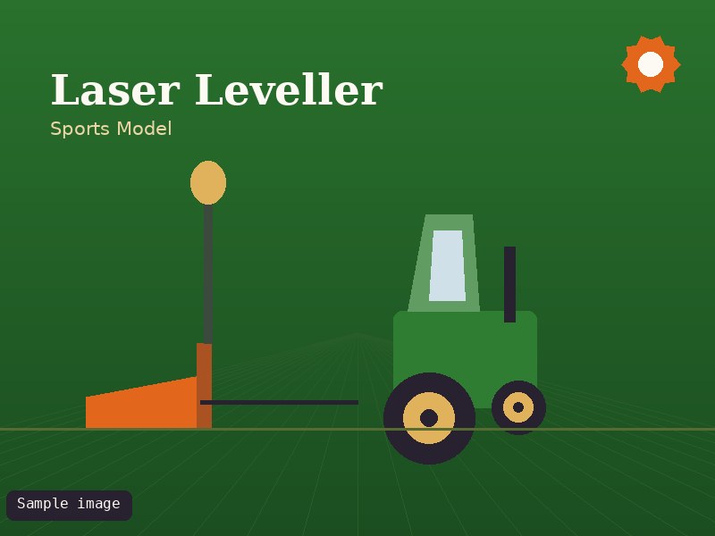 Laser Land Leveller — Sports Model